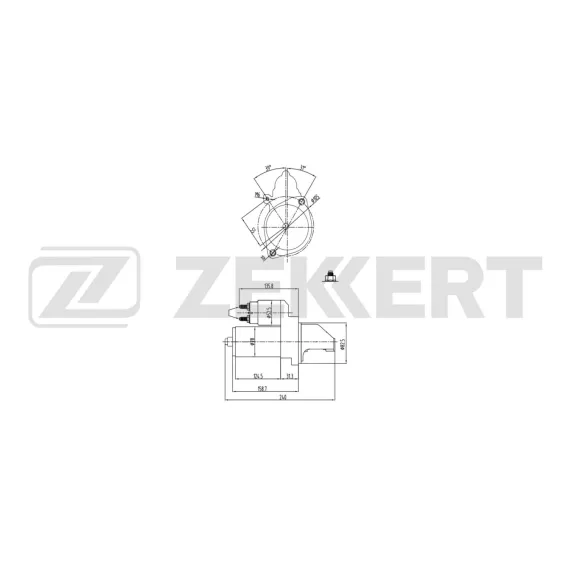 Стартер MB C-Class (S202/203 W202/203) 93- S-Class (W220) 99- M-Class (W163) 99- Sprinter 2-t (B9