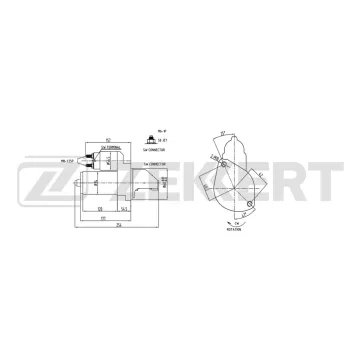 Стартер MB C-Class (W203 W204) 04- E-Class (W210 S211) 97- CLK (C208 C209) 98-