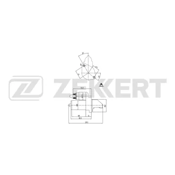 Стартер MB C-Class (W204 S204 CL203) 07- S-Class (C216 W221) 05- M-Class (W164) 05-