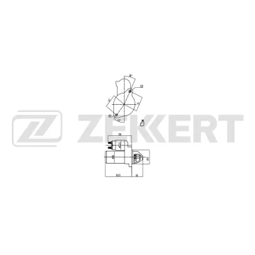 Стартер Mitsubishi Outlander II 06-