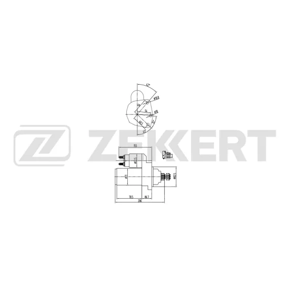 Стартер Nissan X-Trail (T31) 07-