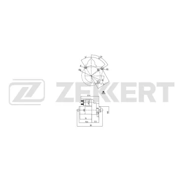 Стартер Renault Duster 10- Megane II III 03- Kaptur 16- Scenic II 03- Espace III IV 96- Lagun