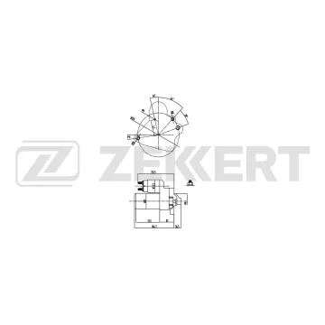 Стартер Renault Megane III 08- Clio III 09- Scenic III 09- Dacia Duster 10-