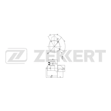 Стартер Renault Safrane II 96- Volvo XC90 02- S60 00- S80 98- XC70 97- S40 95- V40 95-