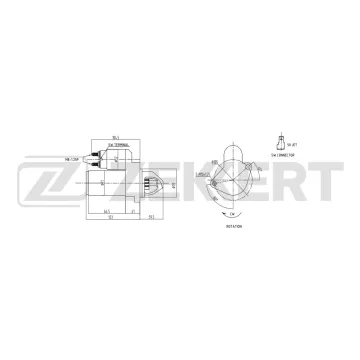 Стартер Suzuki Swift (MZ EZ FZ NZ) 05- Grand Vitara (JT TE TD) 05- Fiat Sedici (189_) 06-