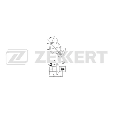 Стартер VW Polo V 09- Passat VI 08- Golf VI 09- Jetta IV 10- Audi A3 II 09- A1 10-