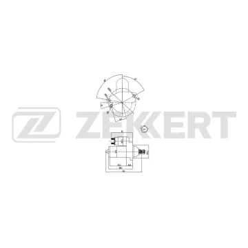 Стартер VW Touareg I II 02- Audi Q7 06-