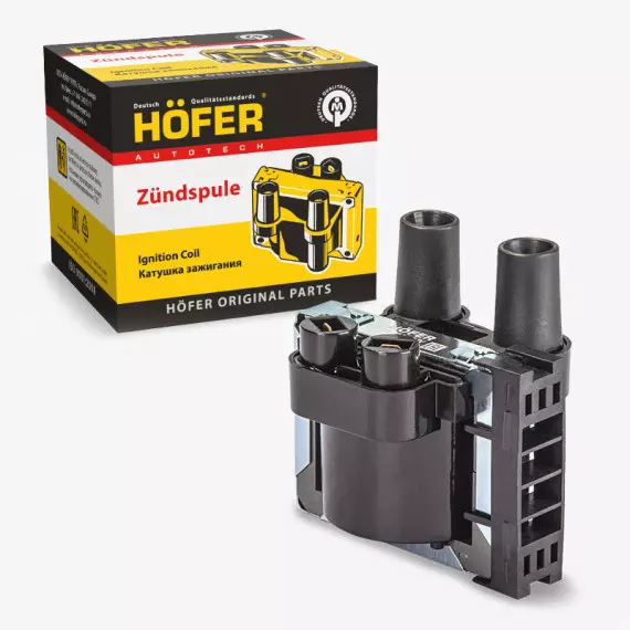 Катушка зажигания  3302 с двиг. ЗМЗ 406 (406.3705) HOFER