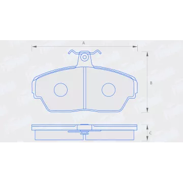 Колодка торм перед -3310,3302 ель (Finwhale) V202
