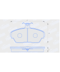 Колодка торм перед ГАЗ-3310,3302 ГАЗель (Finwhale) V202