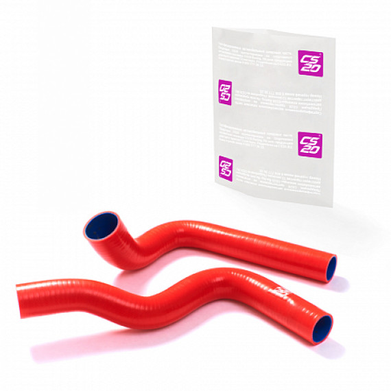 Патрубки радиатора ель Next Cummins силикон красный ком-т 2 шт DRIVE CS20