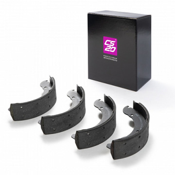Тормозные колодки зад. -3302, клепанны ком-т 4шт ORIGINAL+ CS20