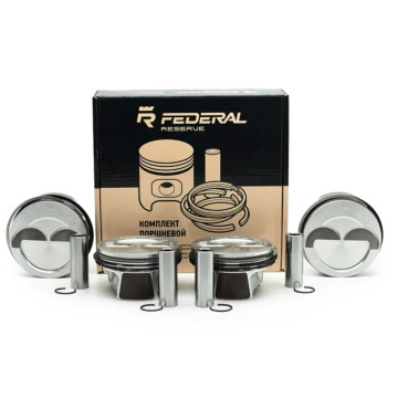 Поршень -21116 Granta ф 82,0 A в сб пальцы, кольца к-т (Federal Reserve) 8кл 1,6л безвтыковые