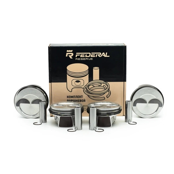 Поршень -21116 Granta ф 82,5 B в сб пальцы, кольца к-т (Federal Reserve) 8кл 1,6л безвтыковые