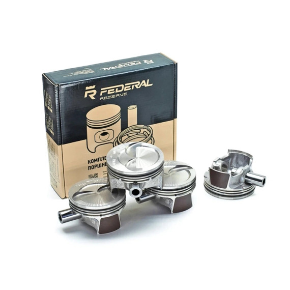 Поршень -21116 Granta ф 82,5 E в сб пальцы, кольца к-т (Federal Reserve) 8кл 1,6л безвтыковые