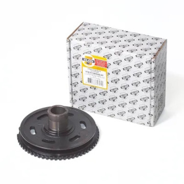 Демпфер (шкив к/вала зубчатый) -21214 (SLON) чугун под ГУР