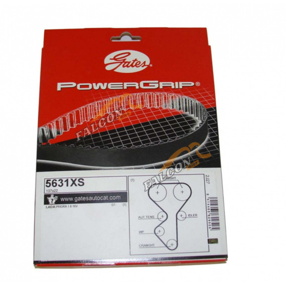 Ремень ГРМ -2170 Priora 16 кл (GATES) дв126 5631XS 137x22 усиленный