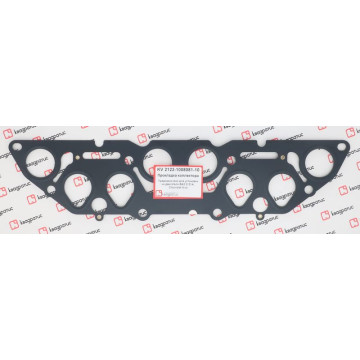 Прокладка коллектора -2123 Шеви Нива (Квадратис) (металл 4 слоя)