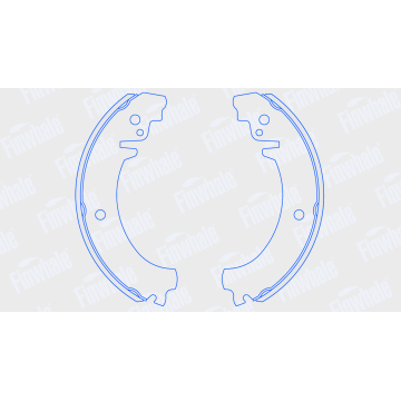 Колодка торм зад -2101 (Finwhale) VR 311