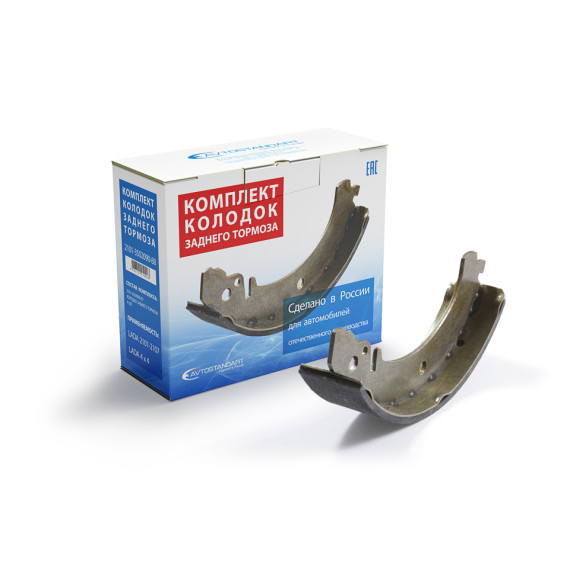 Колодка торм зад -2101 (АВТОСТАНДАРТ) 2101-3502090