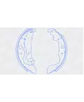 Колодка торм зад Лада VESTA (Finwhale) барабан, без ESP 8450076668