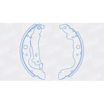 Колодка торм зад Лада VESTA (Finwhale) барабан, без ESP 8450076668