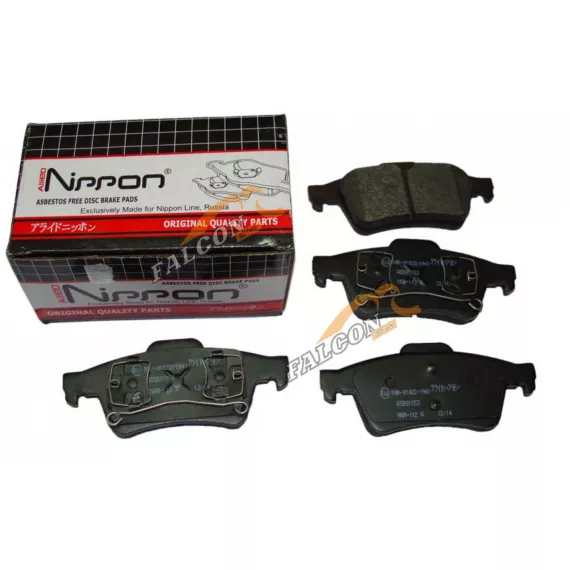 Колодка торм задн FORD FocusII, NISSAN PrimeraIII (Allied Nippon) ADB01153