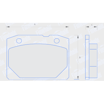 Колодка торм перед -2101 (Finwhale) V211