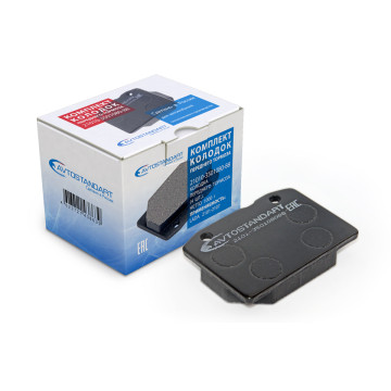 Колодка торм перед -2101 (АВТОСТАНДАРТ) 2101-3501080