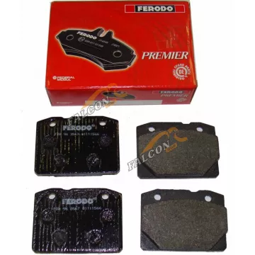 Колодка торм перед -2101 красные (FERODO) FDB96