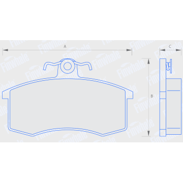 Колодка торм перед -2108 (Finwhale) V218