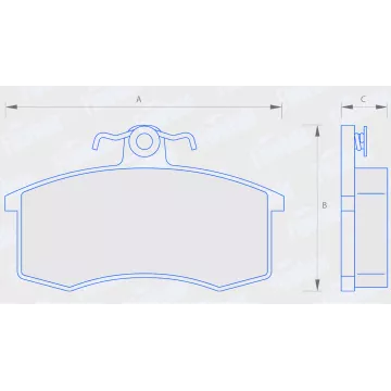 Колодка торм перед -2108 (Finwhale) V218