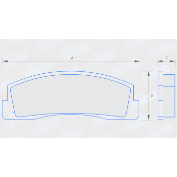 Колодка торм перед -2121 (Finwhale) V221