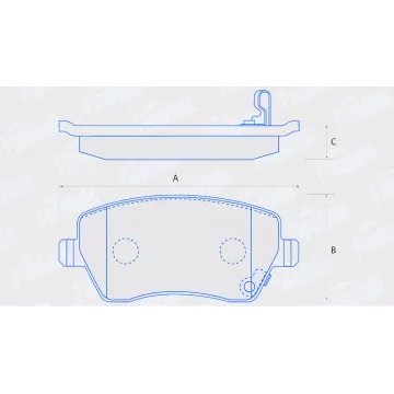 Колодка торм перед -2180 Vesta Largus Duster (Finwhale) V1067