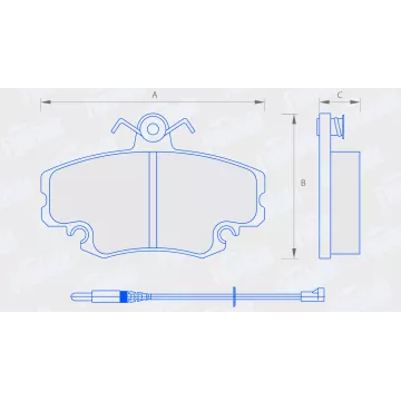 Колодка торм перед Лада Ларгус (Finwhale) V706 без ABS