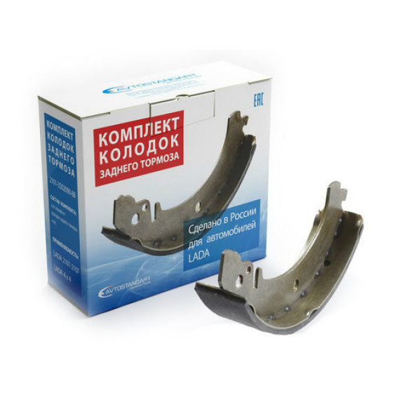 Колодки тормозные задние -2108-15,1118,2170,2190 АВТОСТАНДАРТ