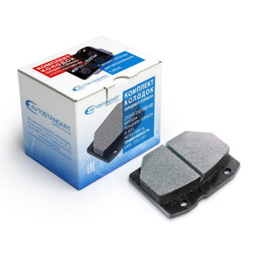 Колодки тормозные передние -2101-07 АВТОСТАНДАРТ