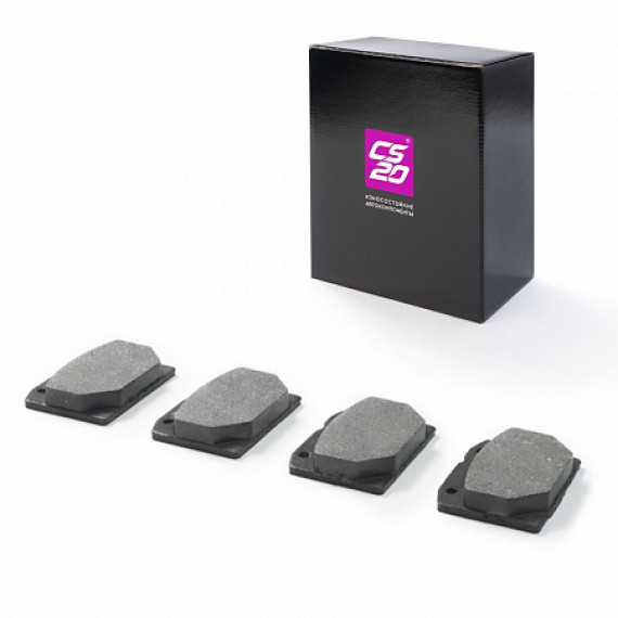 Тормозные колодки перед. 2101 ком-т 4шт ORIGINAL+ CS20