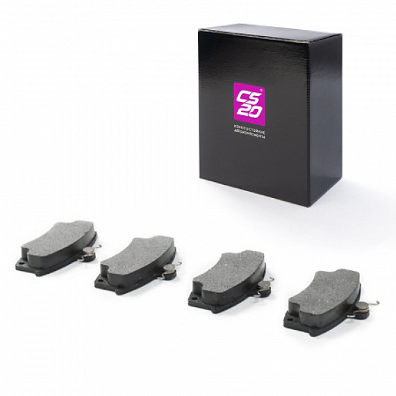 Тормозные колодки перед. 2110 ком-т 4шт ORIGINAL+ CS20