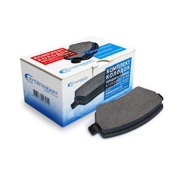 Тормозные колодки перед.  Largus 16кл АВТОСТАНДАРТ ком-т 4шт