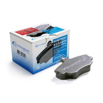 Тормозные колодки перед.  Largus 8кл АВТОСТАНДАРТ ком-т 4шт