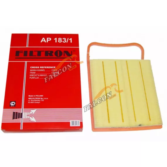 Фильтр воздушный (Filtron) AP 183/1 VAG MANN-FILTER C3575, KNECHT/MAHLE LX1475