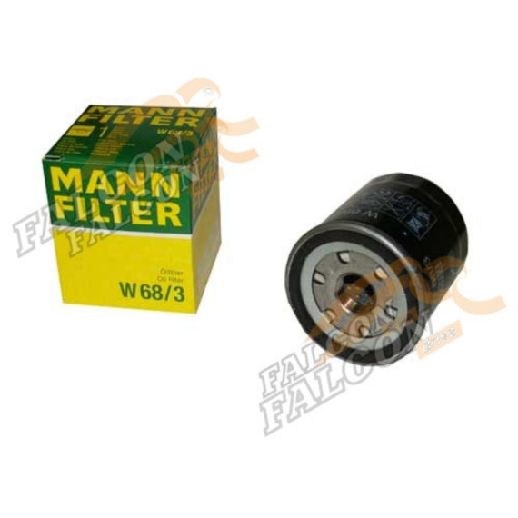 Фильтр масляный (MANN) W 68/3 (W 68/1) Citroen, Peugeot, Toyota