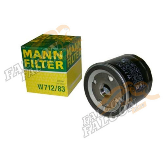 Фильтр масляный (MANN) W 712/83 (W 711/80) JOHN DEERE, Toyota, VW