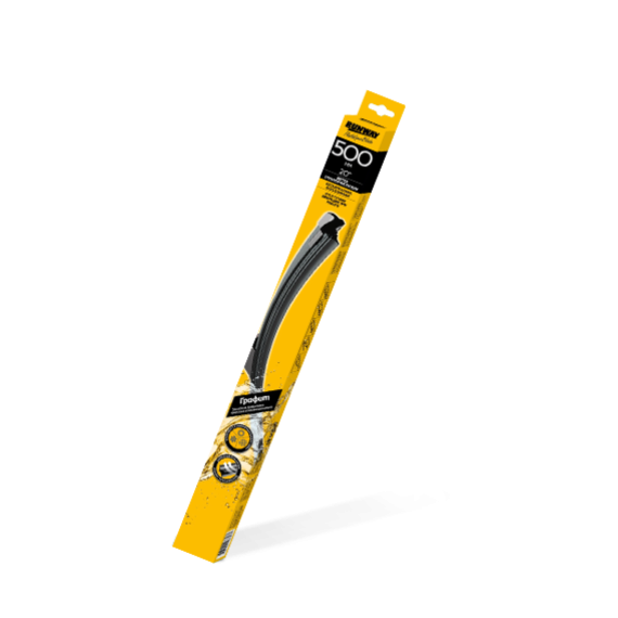 Щетка с/о 500 мм -2108, 2123, ель (RUNWAY) б/к RW-20G