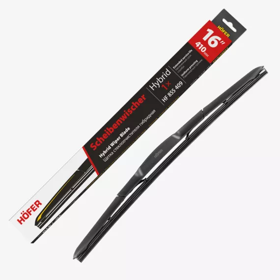 Щетка стеклоочистителя 16"/41 cм. гибридная HOFER