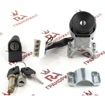 Замок зажигания -2115 с замком багажника (Гранд Ри Ал) единый ключ