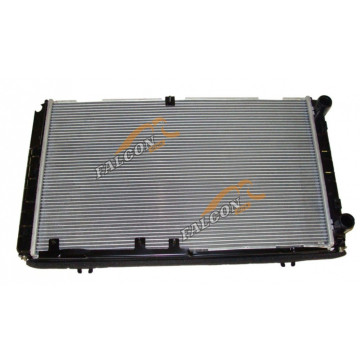 Радиатор охл -1118 Kalina (ПРАМО) с конд алюм несборный A/C "Halla"