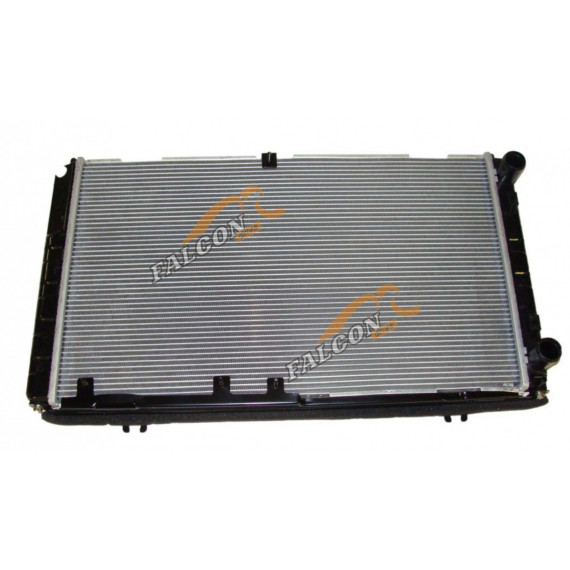 Радиатор охл -1118 Kalina (ПРАМО) с конд алюм несборный A/C "Halla"