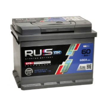 АКБ 6ст-60 EFB (о.п.) 600 А RUSak